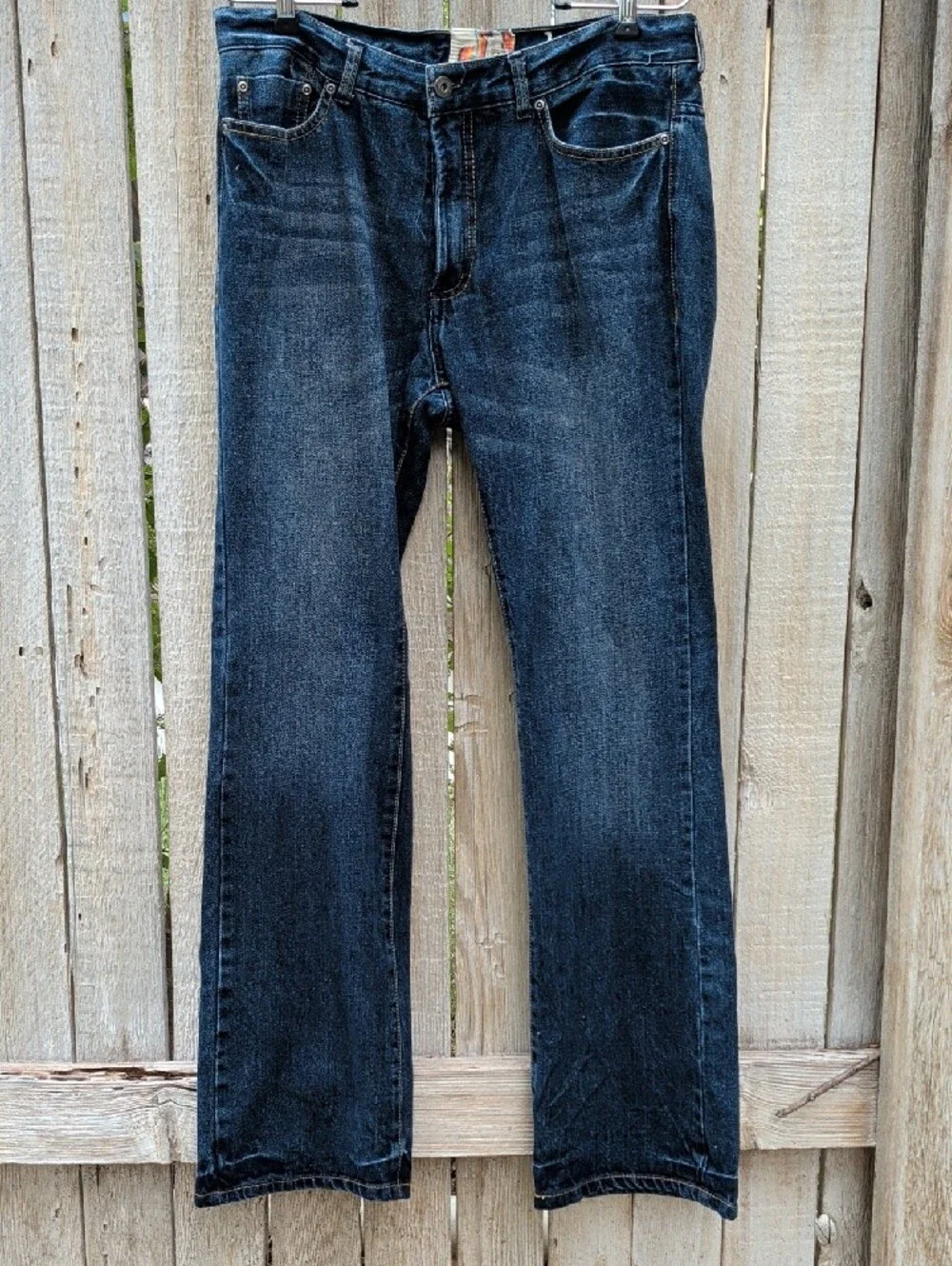 OP Men's Blue Straight-Leg Jeans 34x32